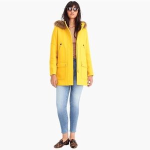 Italian stadium cloth swing coat